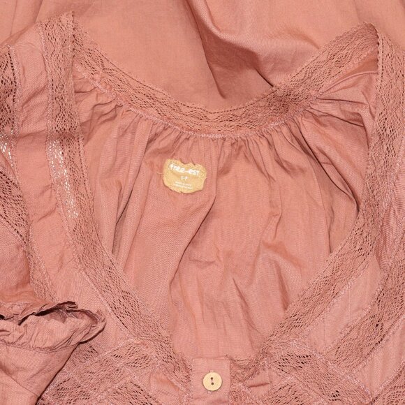 Free People Dusty Rose Off-Shoulder Maxi Dress - Picture 8 of 8